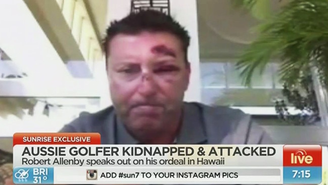Police investigation ... authorities told Robert Allenby that one of his credit cards was used overnight in Waikiki. Picture: Sunrise