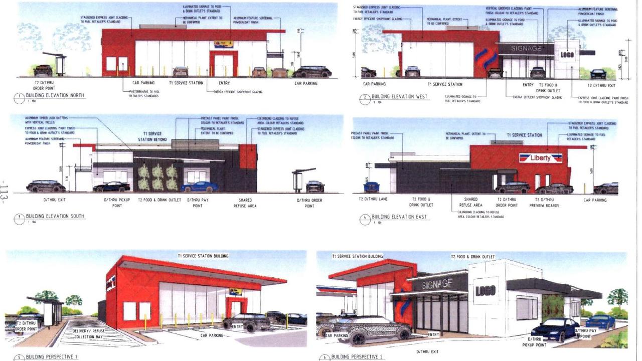 An artists impression of the new Fernvale petrol station development.