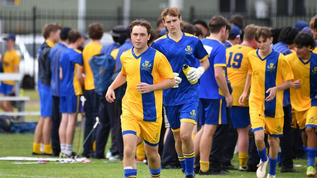 GPS first XI soccer, Brisbane SHS v Toowoomba Grammar. Saturday April 29, 2023. Picture, John Gass