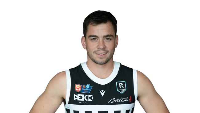 Port Adelaide SANFL and Proprietary/Risdon player Dylan Aldridge has been the standout footballer in the Spencer Gulf this year. Picture: SANFL