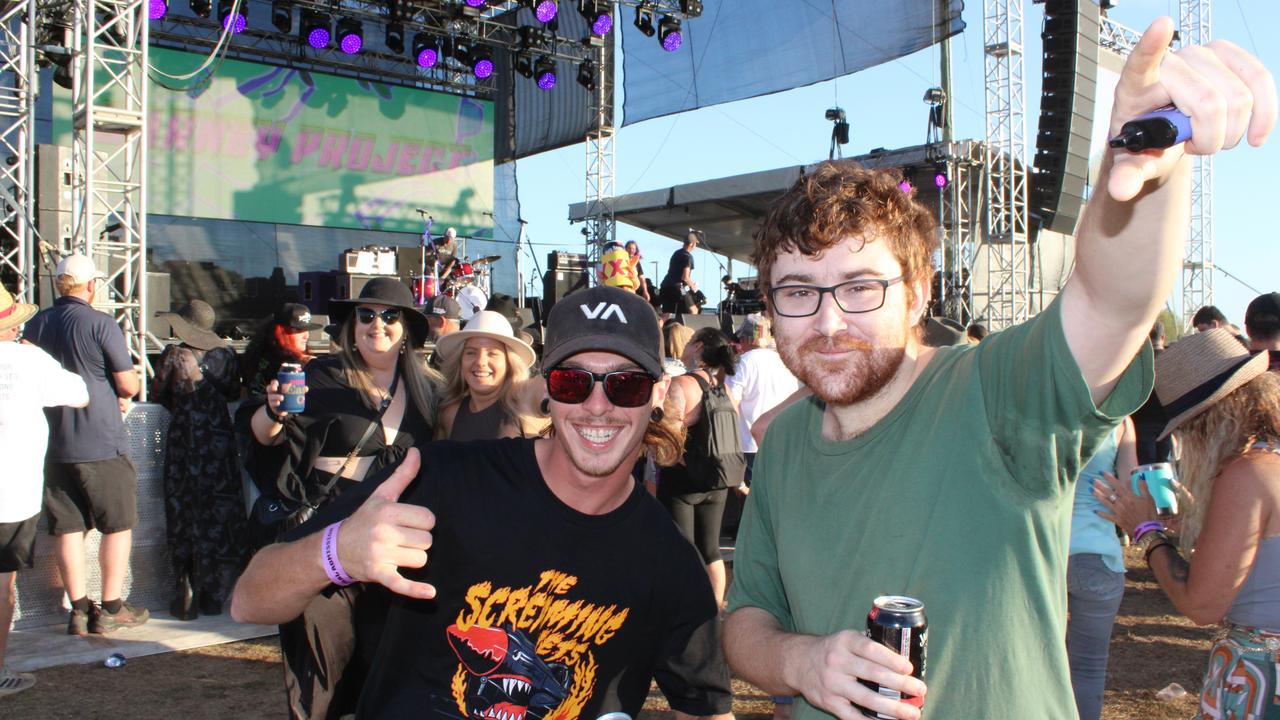 Damian and Drew enjoyed the Lighthouse Rock 2023 festival in Bundaberg on Saturday, October 14.