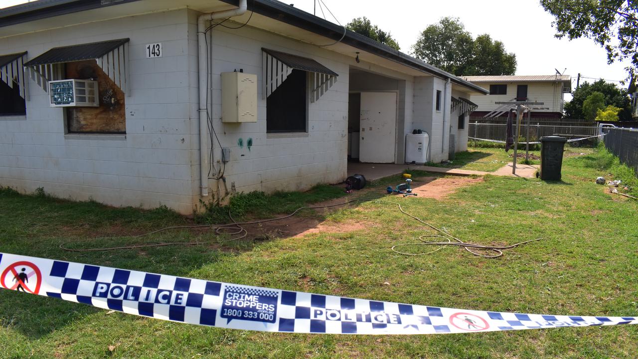 The house where the children were found in Woorabinda. Picture: Emma McBryde