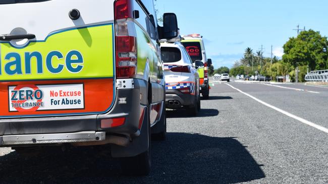 Emergency services are rushing to the scene of a crash at Chevallum where a car has collided with a rock wall. Photo: Zizi Averill. Generic