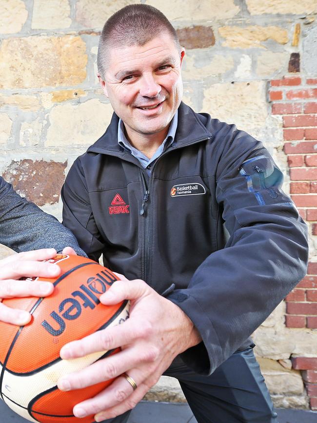 Basketball Tasmania chief executive Chris McCoy. Picture: ZAK SIMMONDS