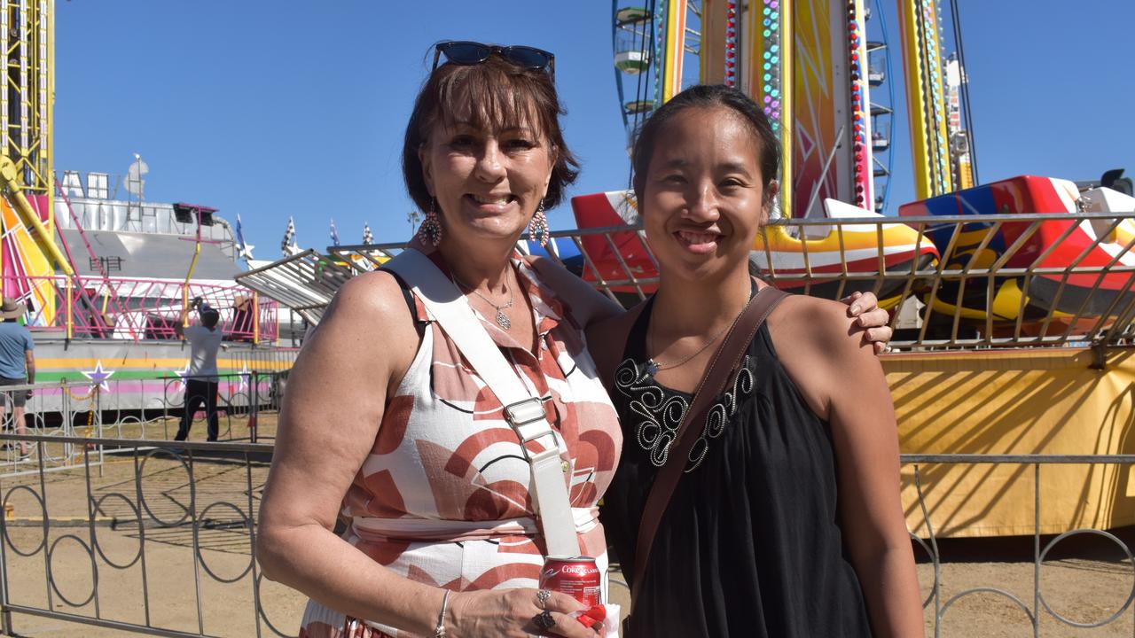 Victoria Bruce and Liz Manuel at the 2024 Rockhampton Agricultural Show.