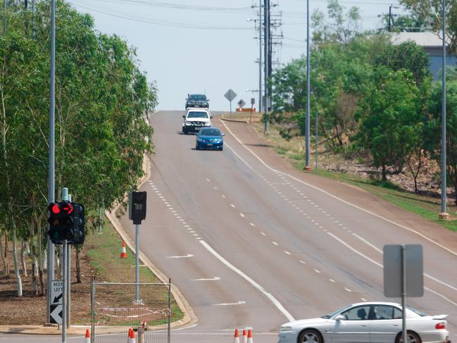 The Tiger Brennan Drive/Berrimah Road intersection. Picture: Glenn Campbell