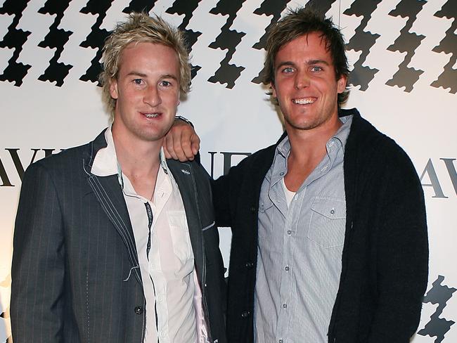 Jason Winderlich with Andrew Welsh in 2007.