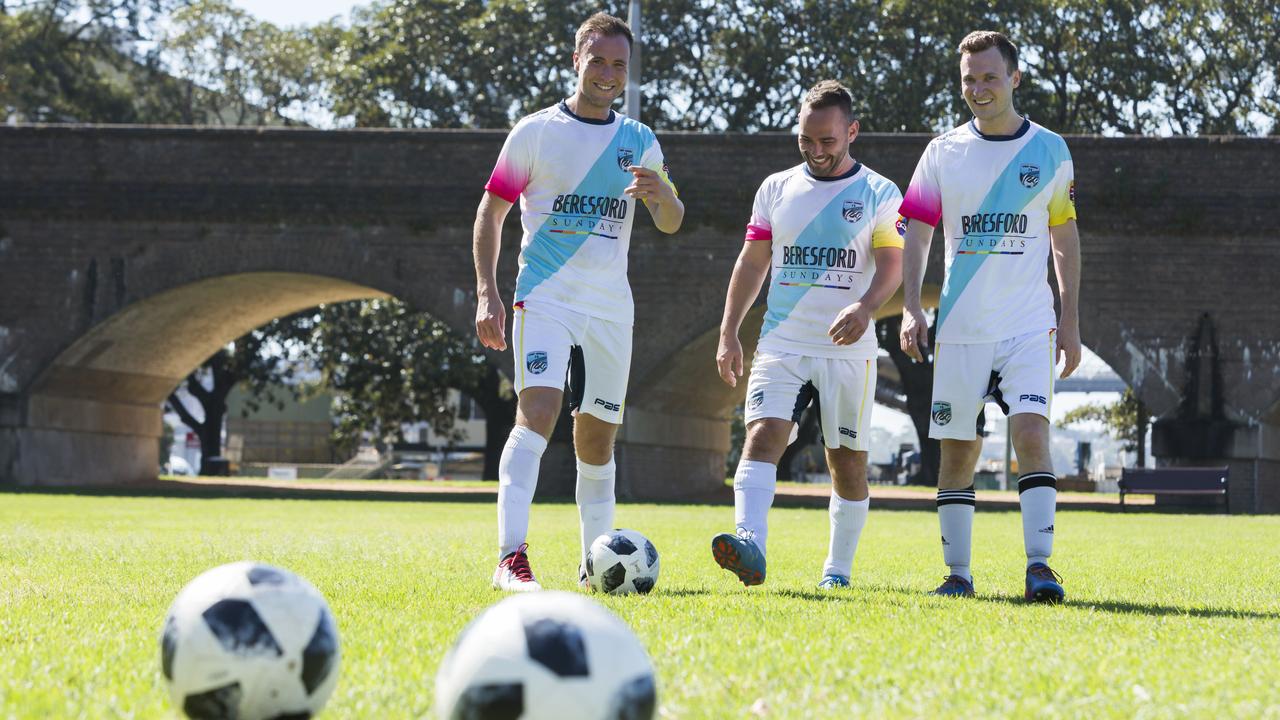 Sydney Rangers is the city’s only gay men’s soccer club. Picture: AAP