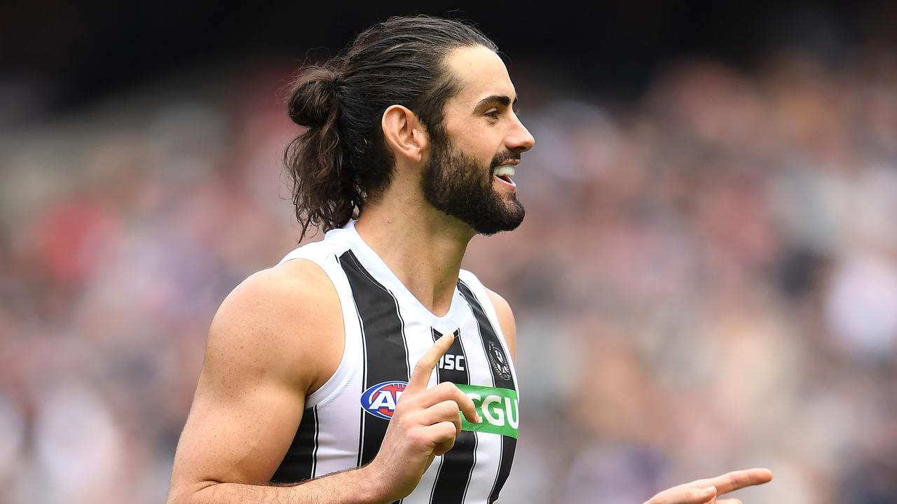 Brodie Grundy is set to become the highest paid ruckman in the history of the game. Photo: Quinn Rooney/Getty Images