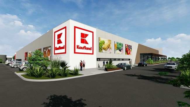 An artist’s impression how the new Kaufland stores will look in Australia.