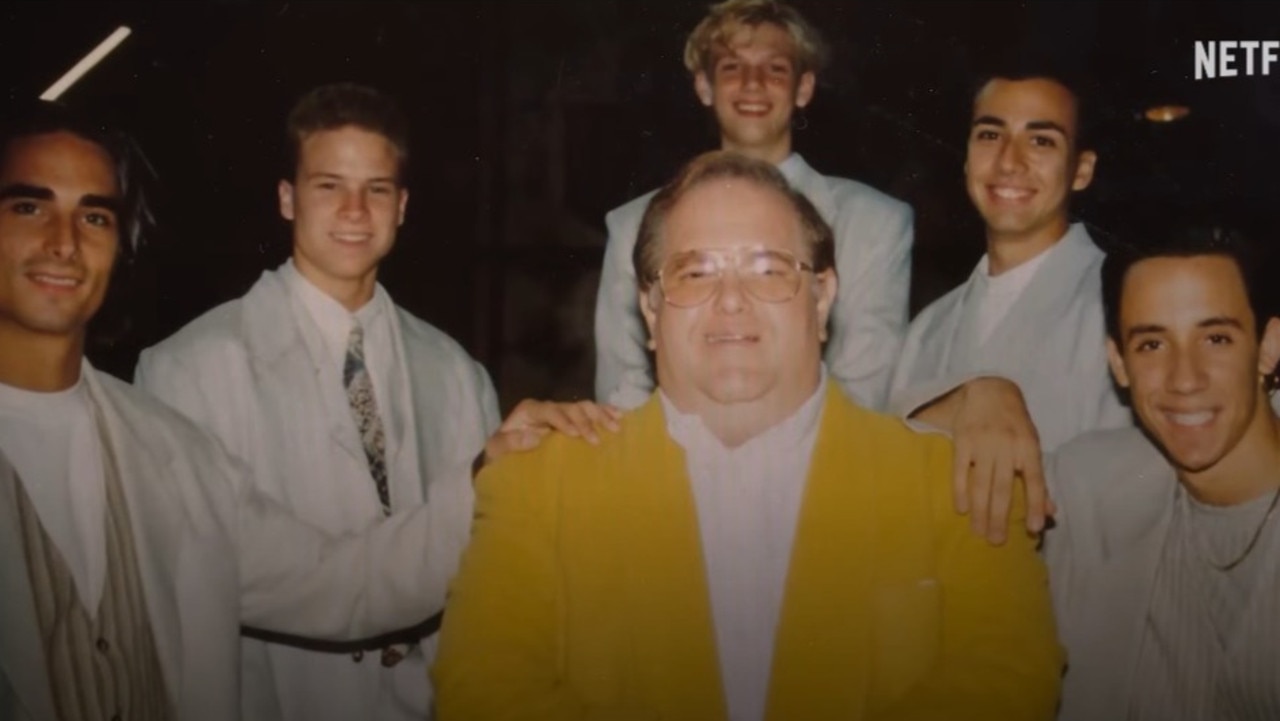 Lou Pearlman with the Backstreet Boys.