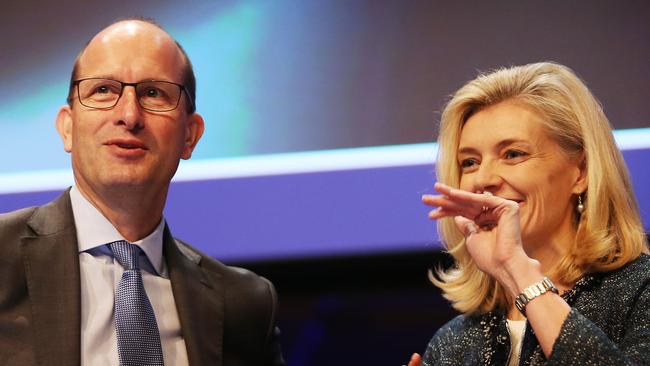 Both Craig Meller and Catherine Brenner have gone from AMP. Pic: John Feder./