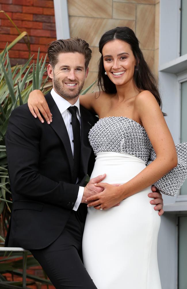 Congratulations to Callan Ward and his partner Ruby! Picture: Jonathan Ng