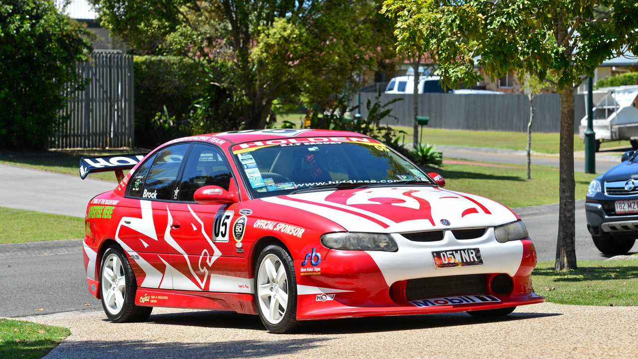 Lyn Hunt with her holden. Picture: John McCutcheon