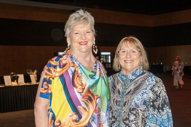 Heather Kummerfeld and Delia Lamb at the Zonta Club of Mackay Inc International Women's Day Luncheon at the MECC Sunday March 5 2023 Picture: Michaela Harlow