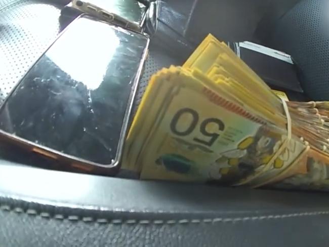 South Burnett police found large stores of cash as part of Operation Victor Duty.