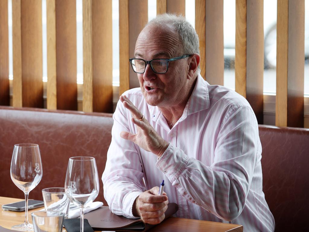 High Steaks with Allan Border and Robert Craddock at The Boatshed restaurant, Regatta Hotel, Toowong. Picture: Liam Kidston