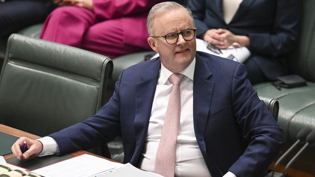 CANBERRA, Australia - NewsWire Photos - October 8, 2024: Prime Minister Anthony Albanese during Question Time at Parliament House in Canberra. Picture: NewsWire / Martin Ollman