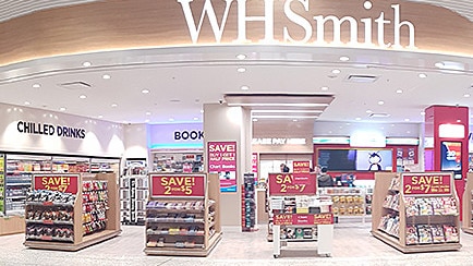 A WHSmith airport store. Picture: Supplied