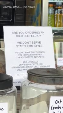 Aussie cafes outrage in bizarre coffee order