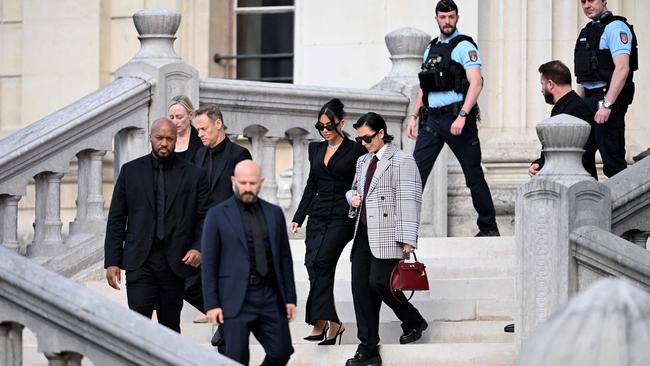 Kardashian at the trial. Picture: Leo Vignal/AFP