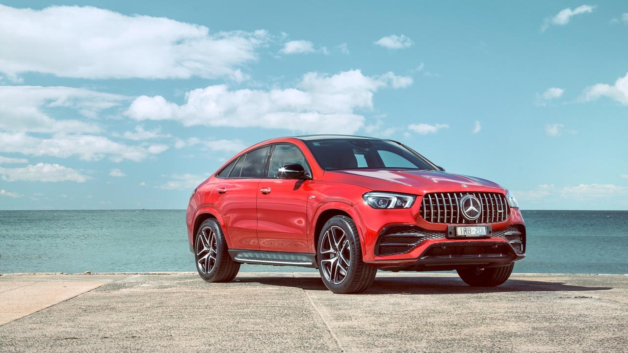 The GLE Coupe has some serious road presence.