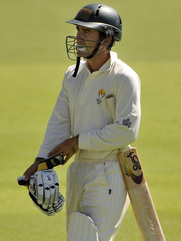 Justin Langer was a stalwart of the Scarborough side. Picture: Lincoln Baker