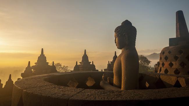 Yogyakarta in Indonesia — Australians travelled to the country in significantly smaller numbers in August, largely thanks to the volcanic eruptions of Mt Raung. Picture: iStock