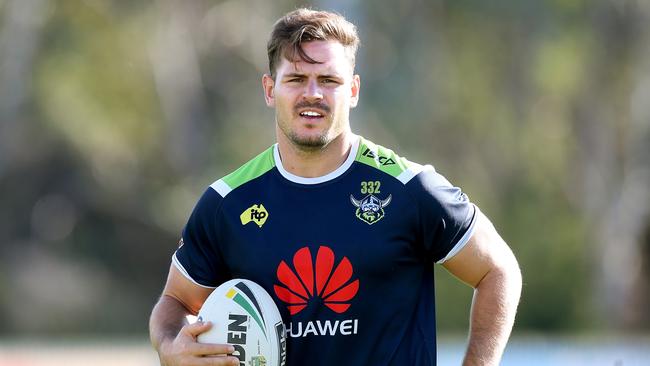 Aidan Sezer is refusing to be pushed out of Canberra. Picture Kym Smith