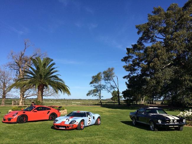 Some of the cars that Adam Cranston had at his disposal.