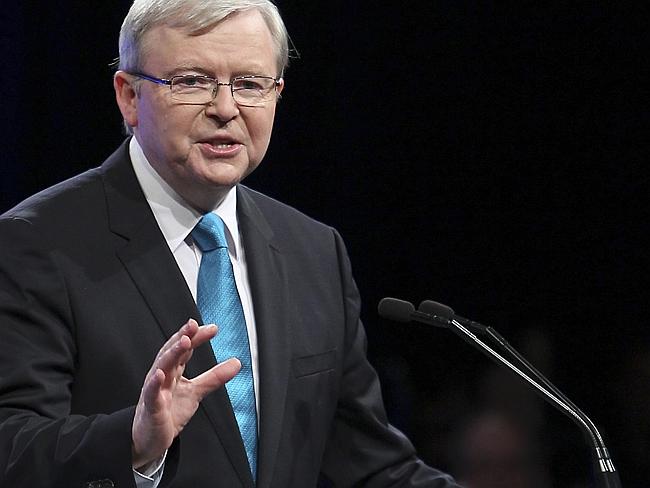 Former Prime Minister Kevin Rudd is a confident speaker, but is he charismatic?