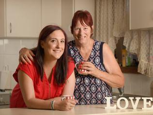 10/4/18 - Kimberley Hobbs and her foster mum Eunice Boyd at home for story on her experience of the foster system. Photo Naomi Jellicoe