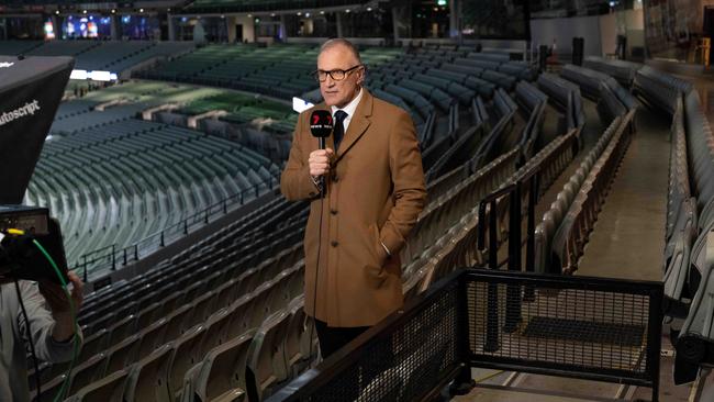 Essendon's 1993 premiership reunion on Friday night at the MCG. Tim Watson. Picture: Tony Gough