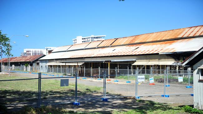 Heritage listed North Yards rail sheds on Flinders Street, West in the CBD, near where the development is planned to be.