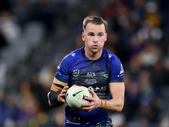 Flanagan says the club is yet to field a formal offer to Clint Gutherson, but admits he would love to have the Eels fullback at the Dragons. Picture: Getty Images