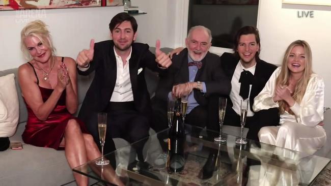 HBO’s corporate dynasty story “Succession” won the biggest award of the evening: outstanding drama series, as the cable network fought off rivals like Netflix and Disney to keep its grip on the top honor. The wins for “Succession” also included best lead actor, best writing and best directing. Picture: Foxtel