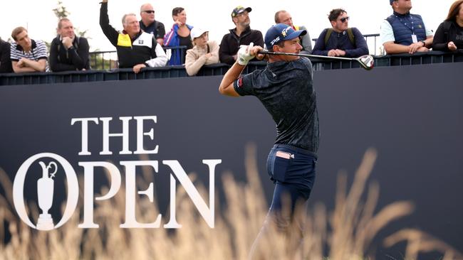 Lucas Herbert didn’t like what he saw the The Open. Picture: Gregory Shamus/Getty Images