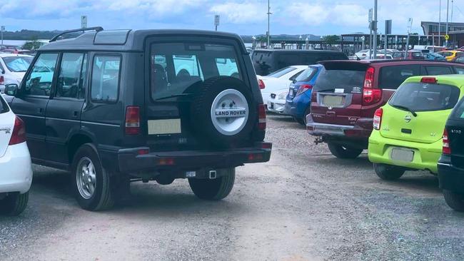 Cars parked at the Redland Bay ferry terminal. Picture: supplied