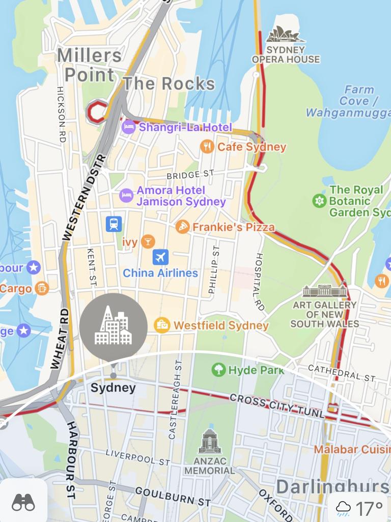 New Apple Maps images of Sydney’s CBD.