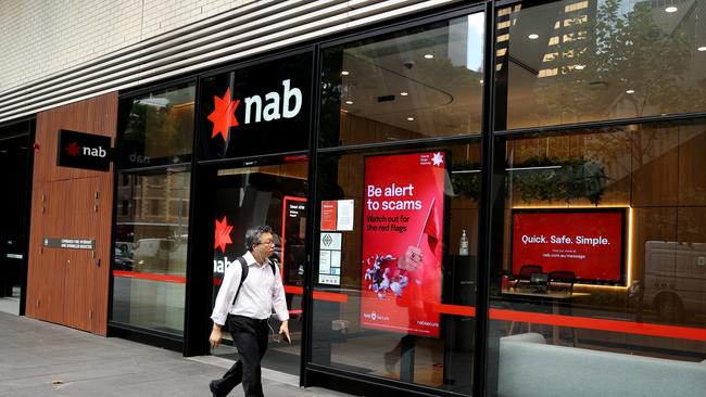 NAB’s branch at Barangaroo in Sydney. Picture: Brendon Thorne/Getty Images