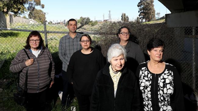 Michael Moyzes with fellow concerned residents Margaret, Betty, Michelle, Dragica and Rita are on board with the petition to get two new stations built in Airport West and East Keilor.