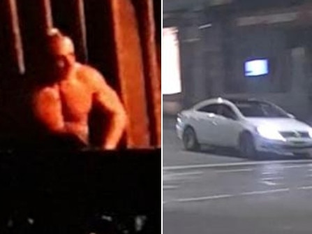 car attack man being hunted by police