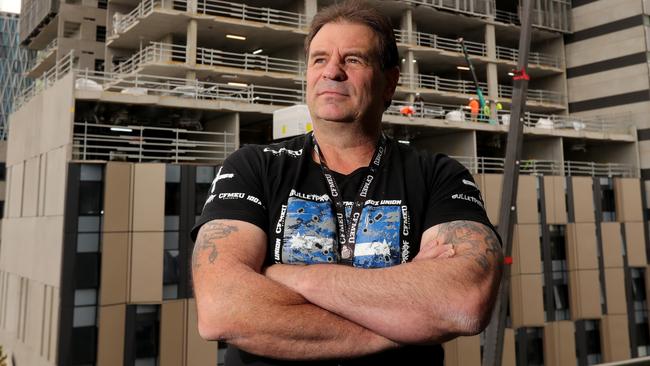 CFMEU Victorian leader John Setka. Picture: Stuart McEvoy