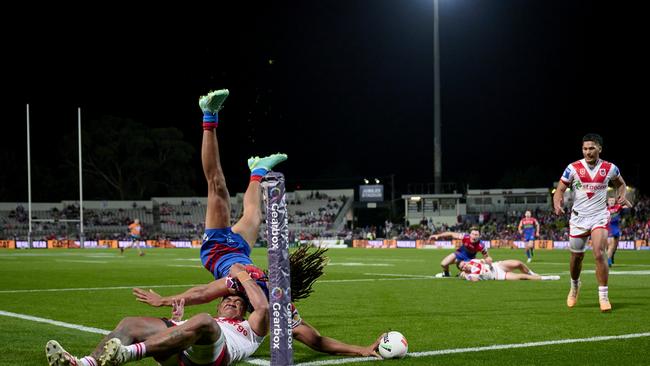 Dom Young scored some of the best tries of 2023, but the race is now on for someone to replace him. Picture: Brett Hemmings/Getty Images