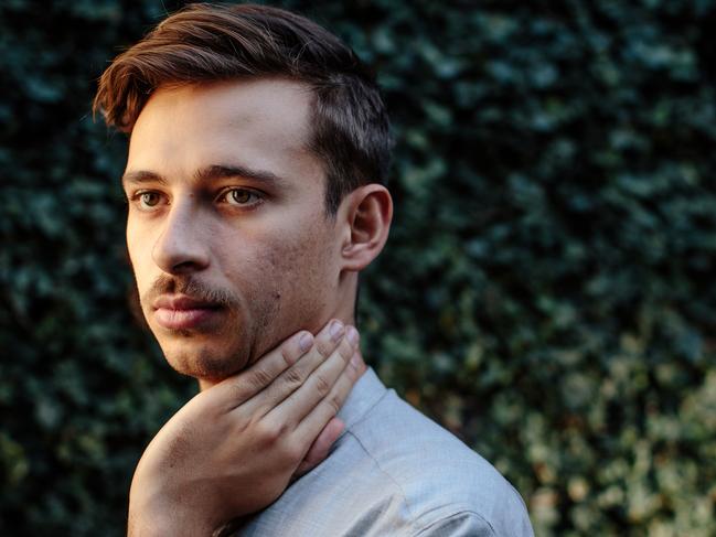 EMBARGO APPLIES - DO NOT PUBLISH BEFORE 19 MAY 2016 .. HIT COVER. Electronic music producer Flume pictured in Surry Hills. Picture: Jonathan Ng