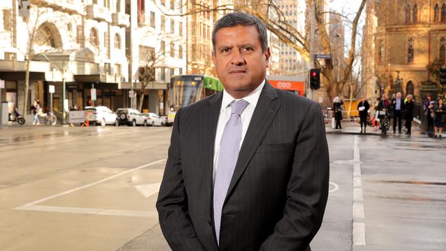 The man at the helm of Newcrest, chief executive Sandeep Biswas. Picture: Stuart McEvoy