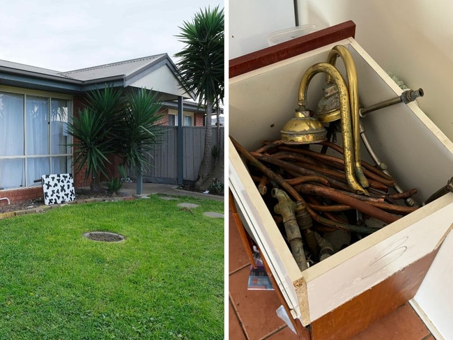 Police said officers found allegedly stolen copper wire at a Grovedale home.