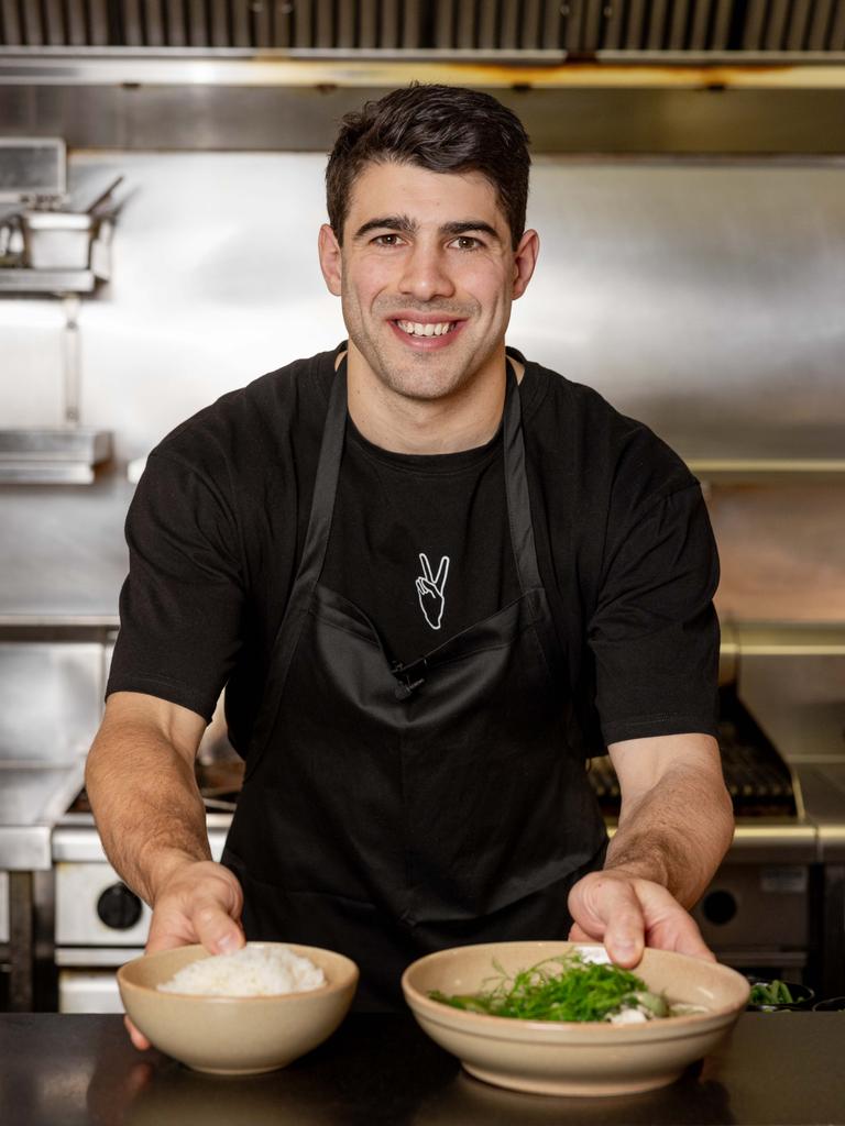 AFL Gather Round 2024: Christian Petracca cooking at Adelaide Central ...