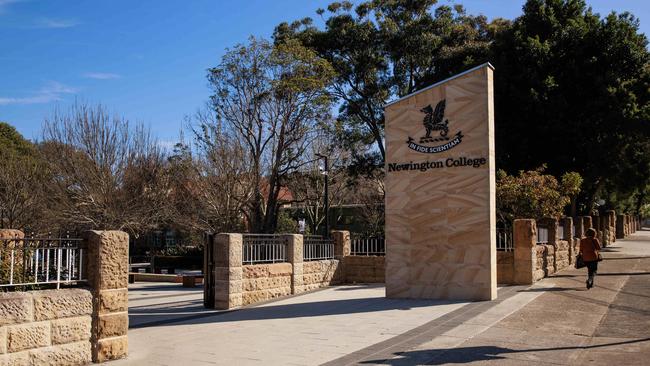 Newington is one of Sydney’s priciest private schools. Picture: Justin Lloyd