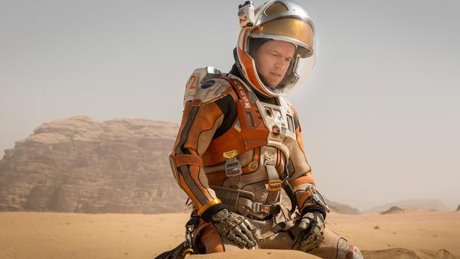 Matt Damon in a scene from ‘The Martian’. Pic: Supplied/Fox films